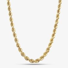 9ct Yellow Gold 18 Inch Rope Chain HLRP-420-9Y-18