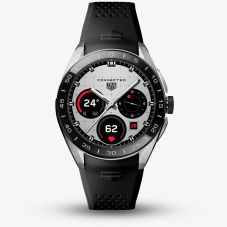 Tag Heuer Mens Connected Calibre E5 45mm Black Rubber Strap Watch SBT8A10.BT6292