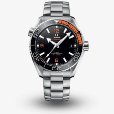 OMEGA Mens Seamaster Planet Ocean Black & Orange Bezel Watch 215.30.44.21.01.002