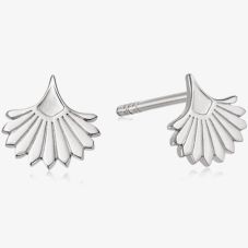 Daisy London Palms Sterling Silver Palm Fan Stud Earrings WE05_SLV