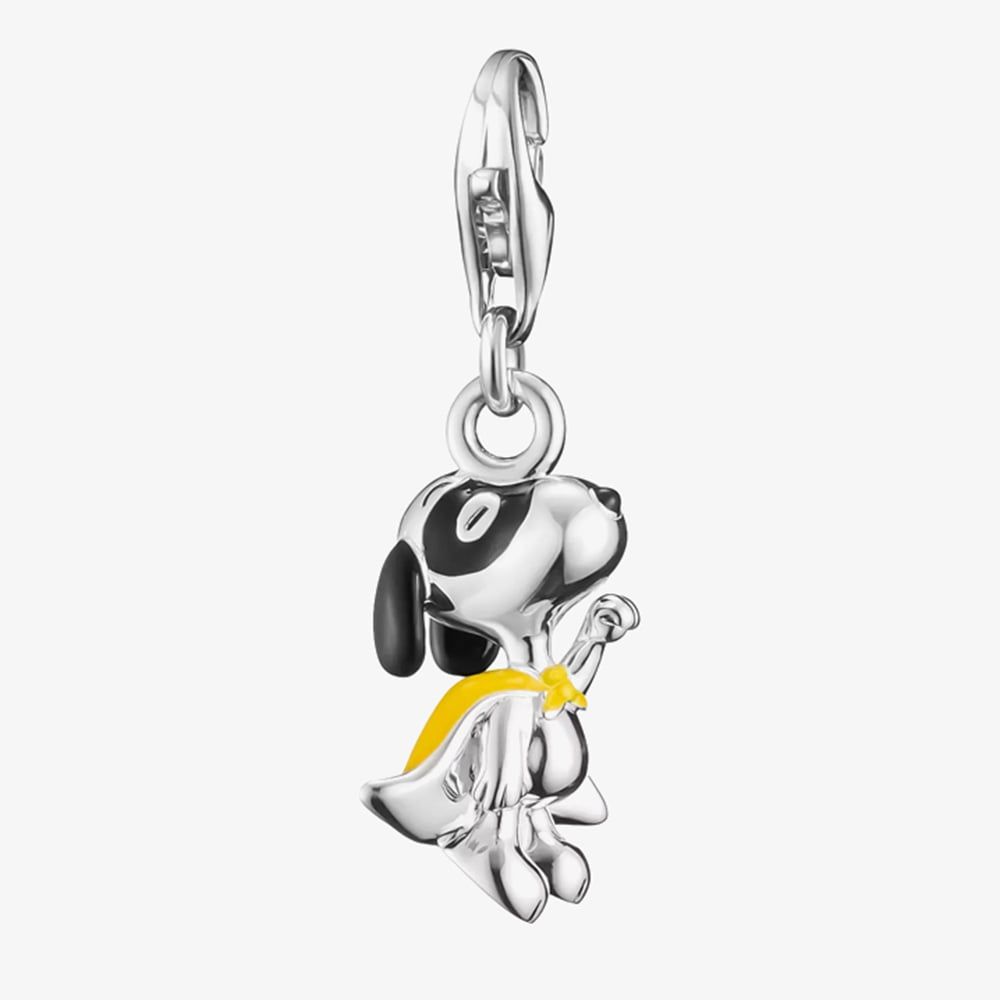 THOMAS SABO 2242-664-7 Silver Peanuts Snoopy Superhero Charm
