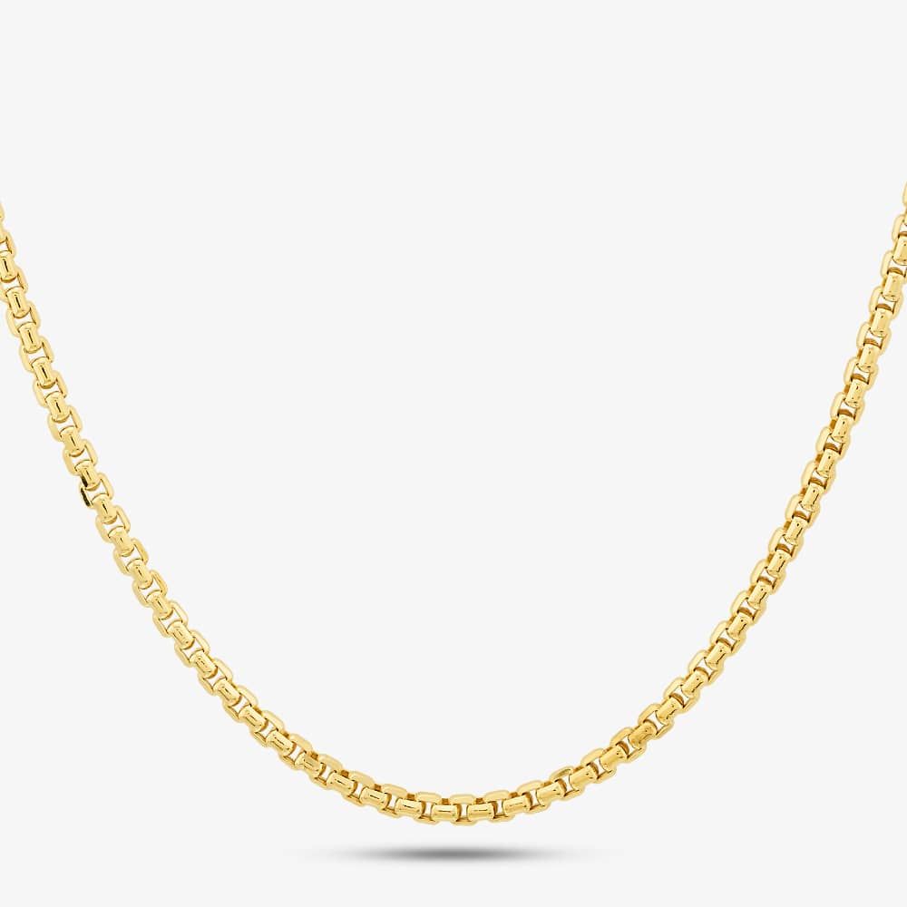 9ct Yellow Gold 20 Inch Box - thbaker.co.uk