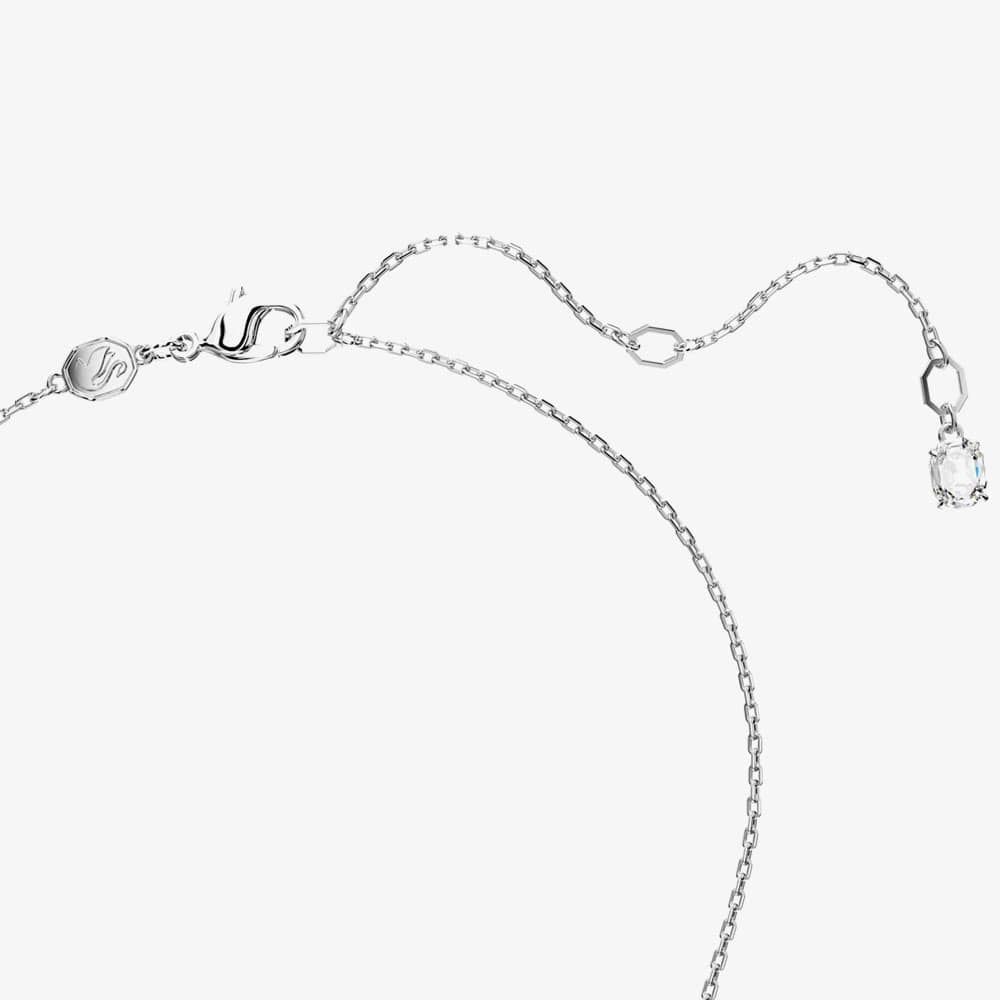 Swarovski 5668275 Mesmera Pink Mixed Cuts Rhodium Plated Necklace