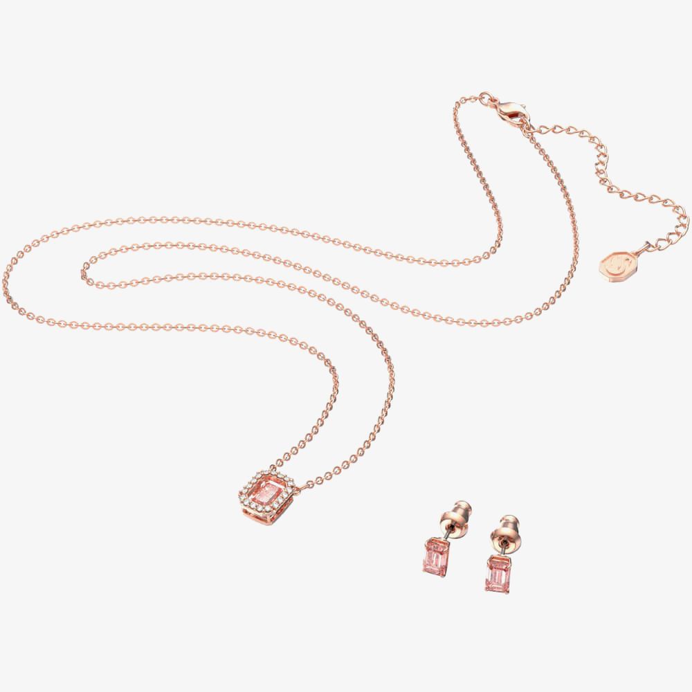 Swarovski 5620548 Millenia Rose Crystal Jewellery Set - thbaker.co.uk