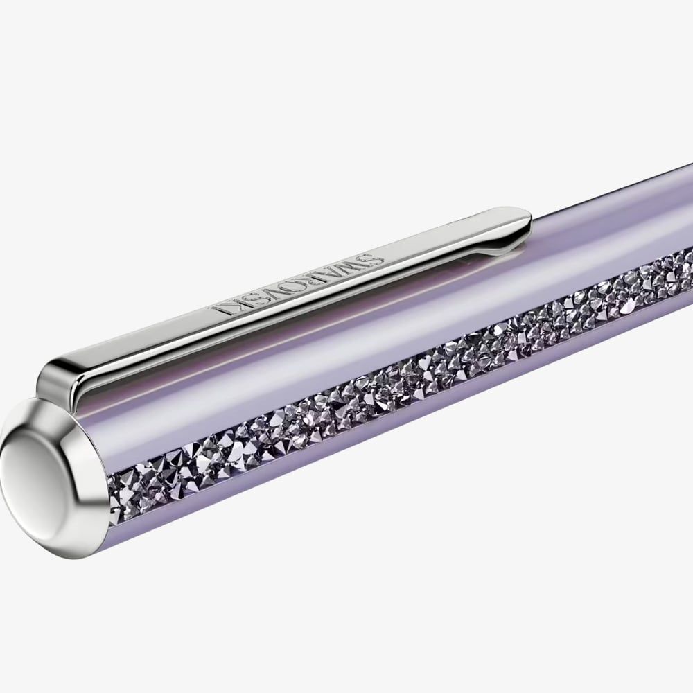Swarovski 5707707 Shimmer Purple Ballpoint Pen - thbaker.co.uk