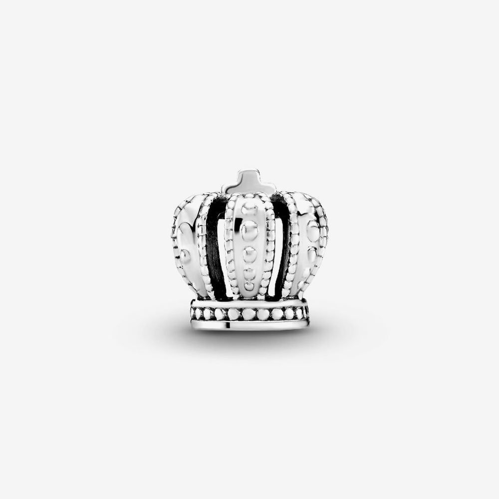 PANDORA 790930 Silver Regal Crown Charm - thbaker.co.uk