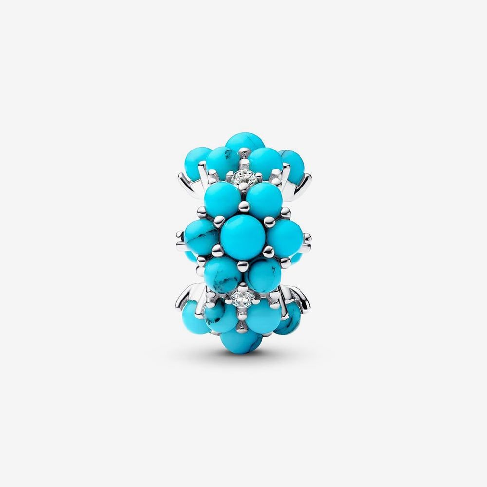 PANDORA 793897C02 Silver Turquoise Ocean Charm - thbaker.co.uk