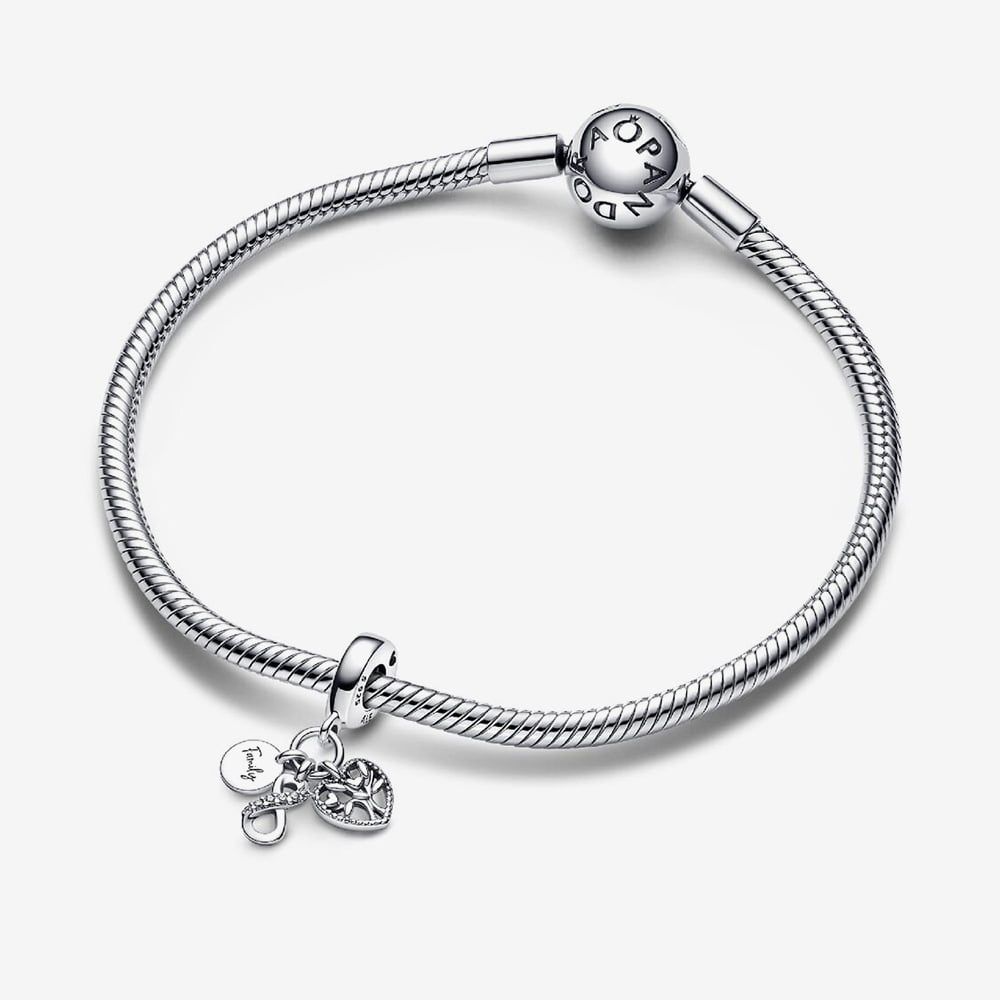 792201c01 PANDORA 792201C01 Silver Family Triple Infinity Dangle Charm - thbaker ...
