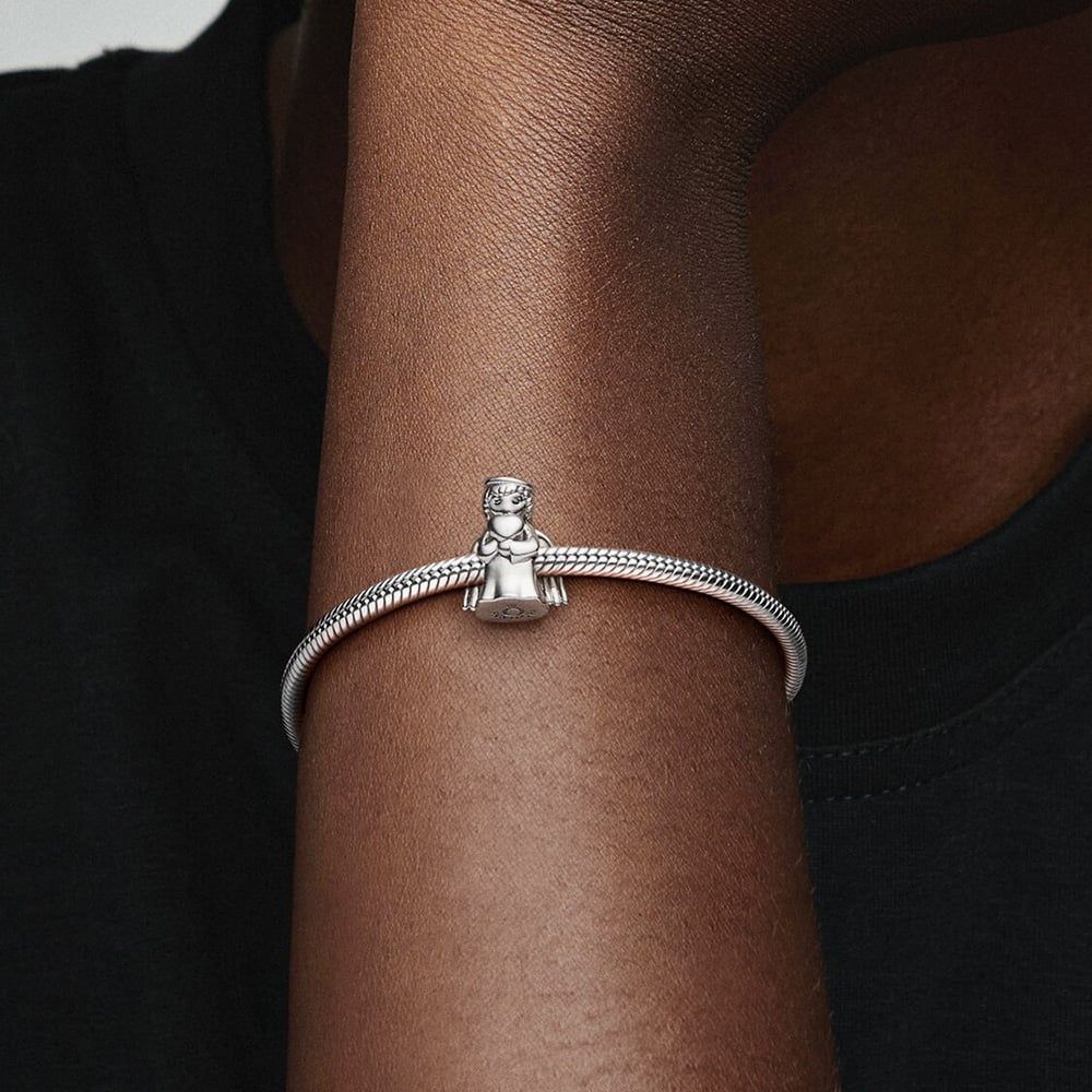PANDORA 798413C00 Silver Angel Of Love Charm - thbaker.co.uk