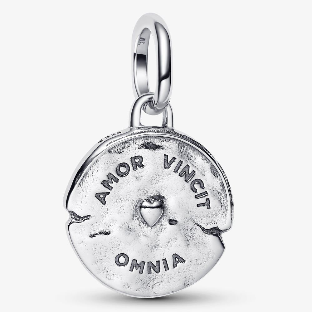 PANDORA 793975C01 Sterling Silver Cubic Zirconia Heart Medallion Dangle ...