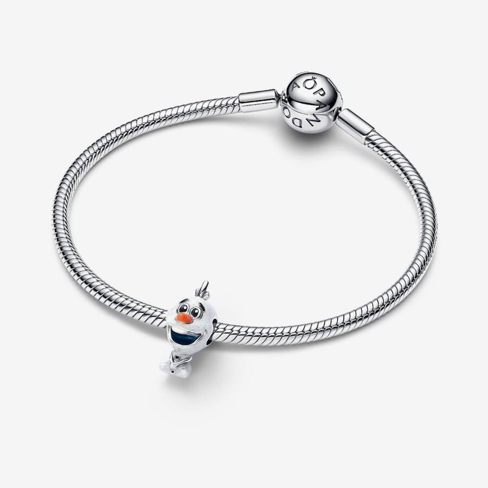 PANDORA 793978C01 Disney Sterling Silver Frozen Olaf Charm - thbaker.co.uk