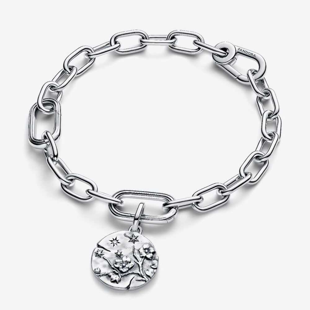 PANDORA 794085C01 Sterling Silver Cubic Zirconia Cherry Blossom ...