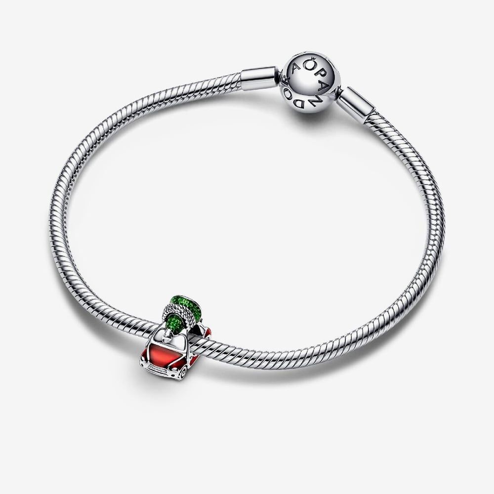 PANDORA 792358C01 Festive Car & Christmas Tree Charm - thbaker.co.uk