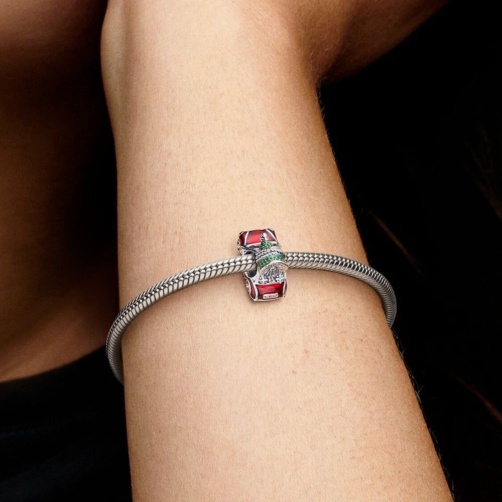 PANDORA 792358C01 Festive Car & Christmas Tree Charm - thbaker.co.uk