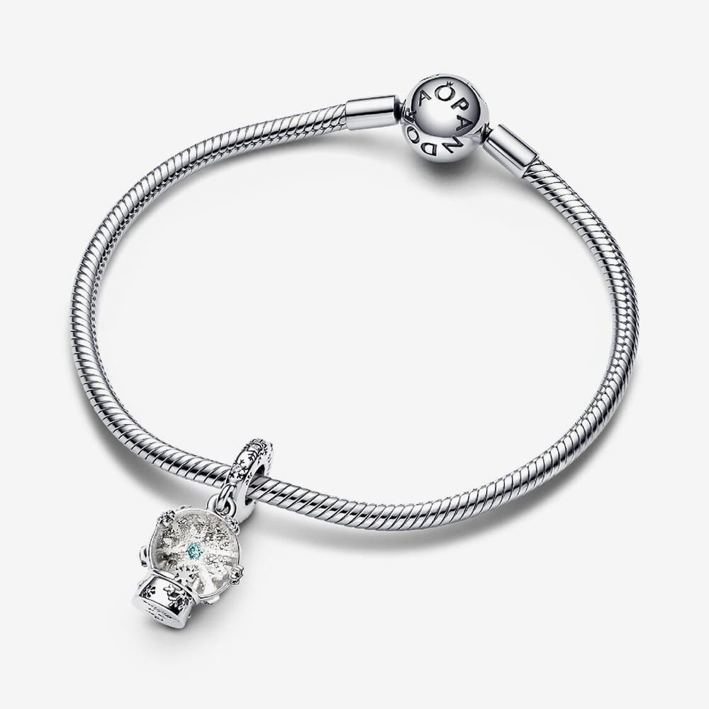 PANDORA 792369C01 Snowflake Snowglobe Dangle Charm - thbaker.co.uk