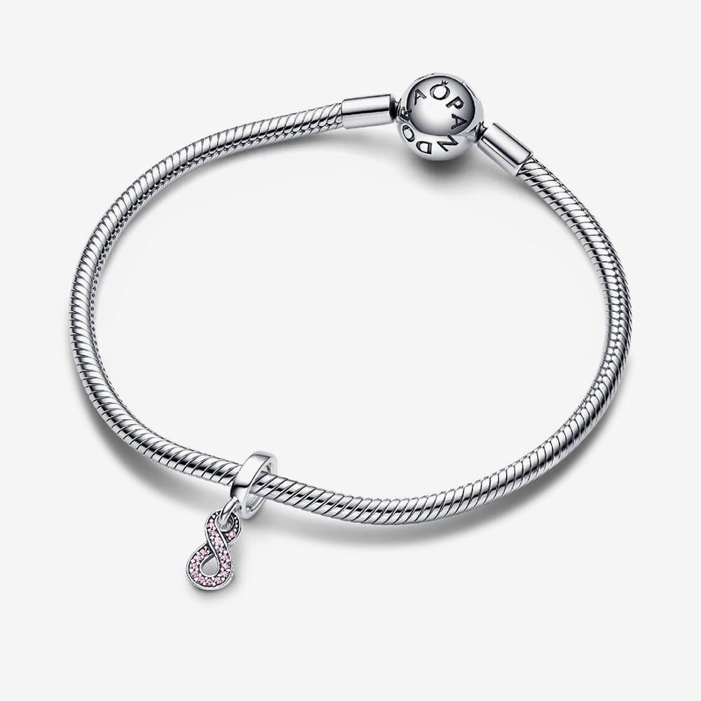 PANDORA 792766C01 Sparkling Infinity Dangle Charm - thbaker.co.uk