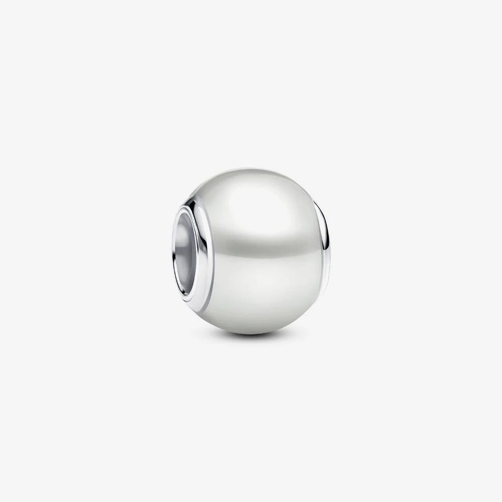 PANDORA 793181C01 Sterling Silver Powerful Women Opalescent Pearl Charm ...