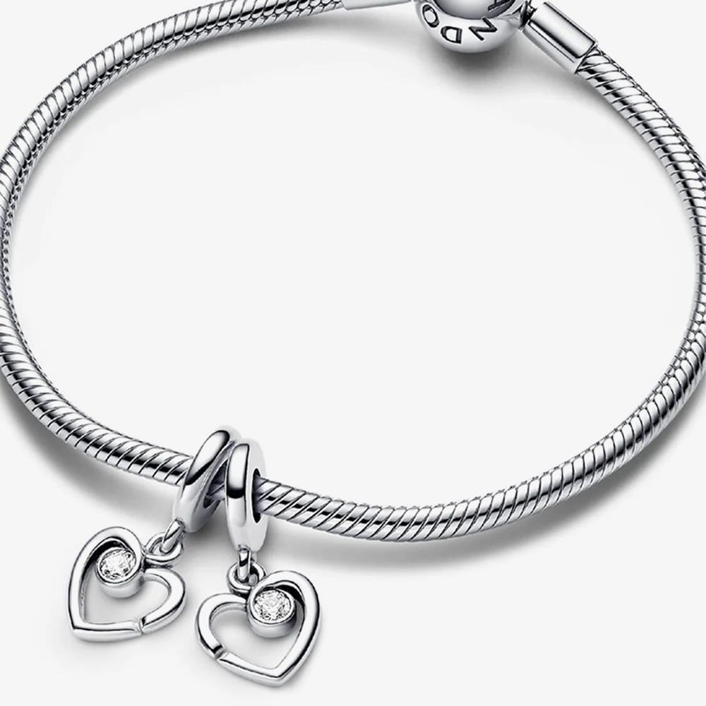 PANDORA 793232C01 Sterling Silver Cubic Zirconia Forever & Always ...