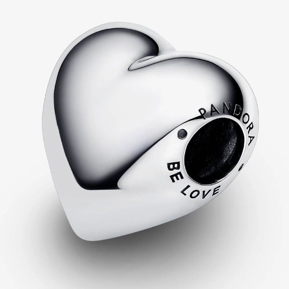 PANDORA 793440C00 Silver Be Love Large Heart Charm - thbaker.co.uk