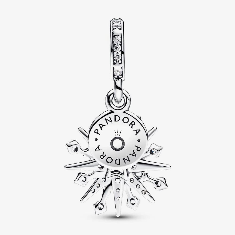 PANDORA 793512C01 Sparkling Firework Double Dangle Charm - thbaker.co.uk