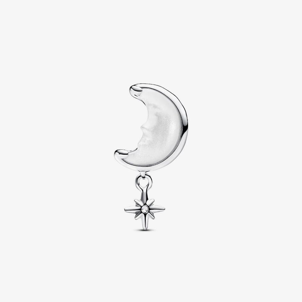PANDORA 793594C01 Moon And North Star Charm - thbaker.co.uk