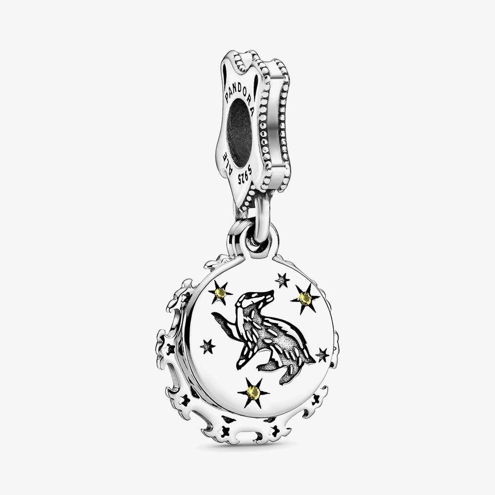 PANDORA 798832C01 Harry Potter Hufflepuff Dangle Charm - thbaker.co.uk
