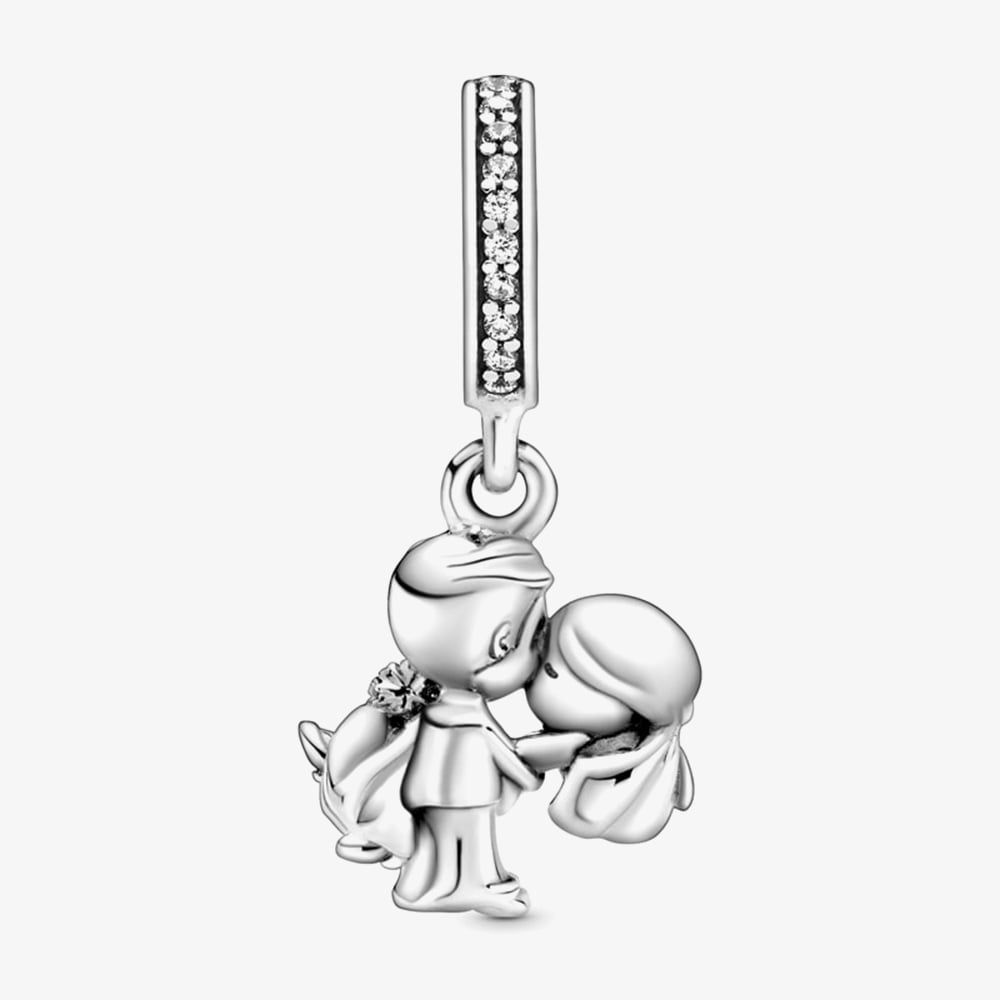 PANDORA 798896C01 Sterling Silver Cubic Zirconia Married Couple Dangle ...