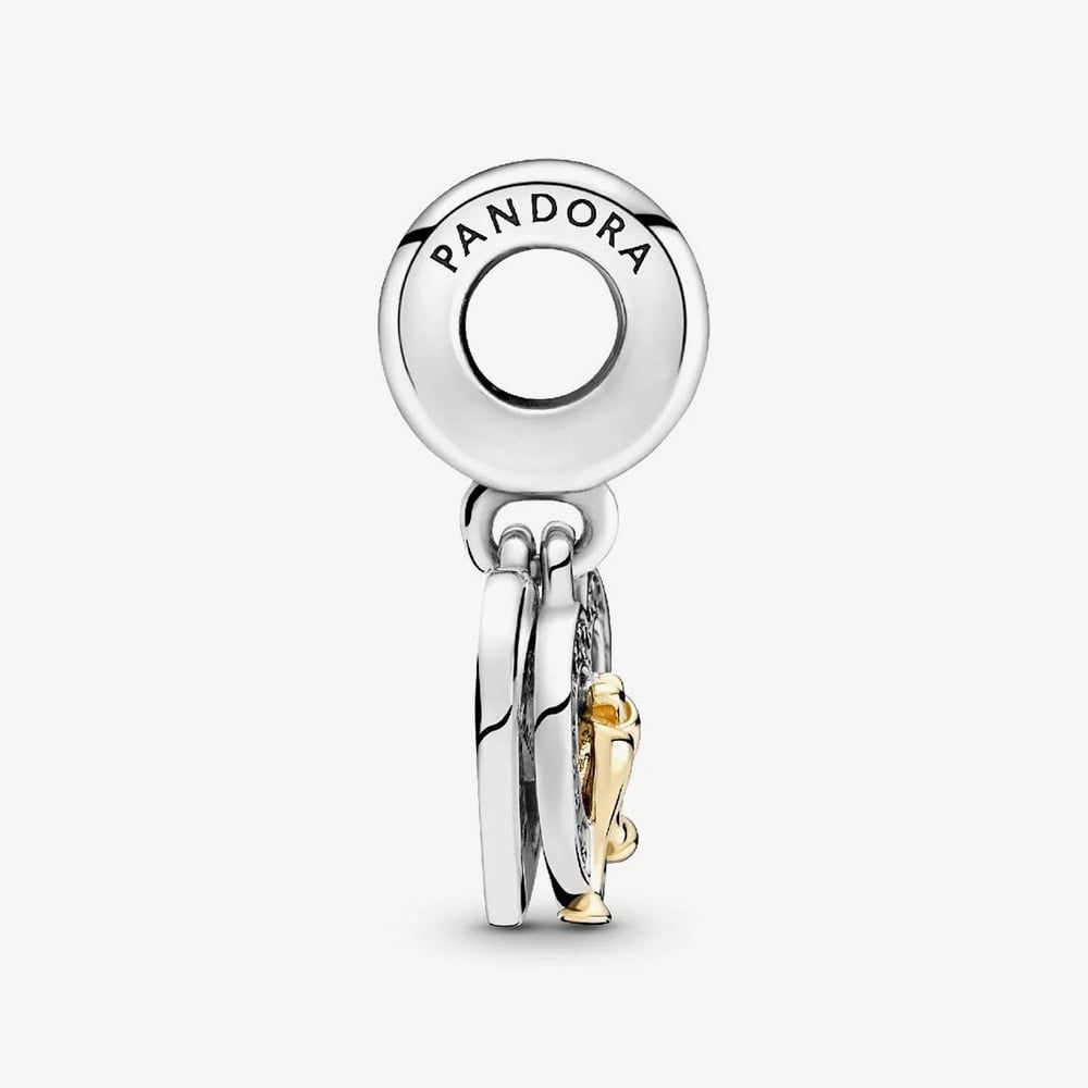 PANDORA 799322C01 Two Tone Happy Anniversary Dangle Charm - thbaker.co.uk