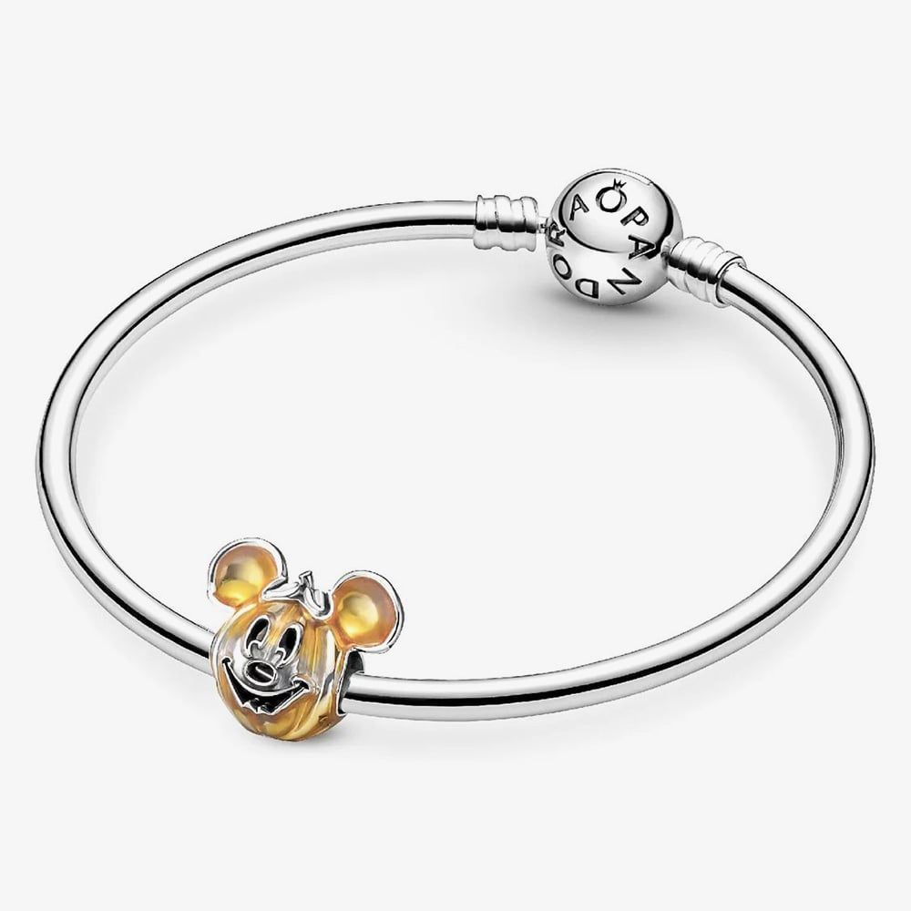 PANDORA 799599C01 Disney Mickey Mouse Pumpkin Charm - thbaker.co.uk
