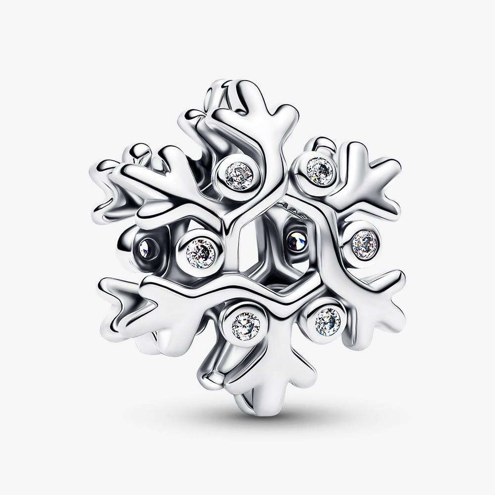 PANDORA 794249C01 Sterling Silver Snowflake Charm - thbaker.co.uk