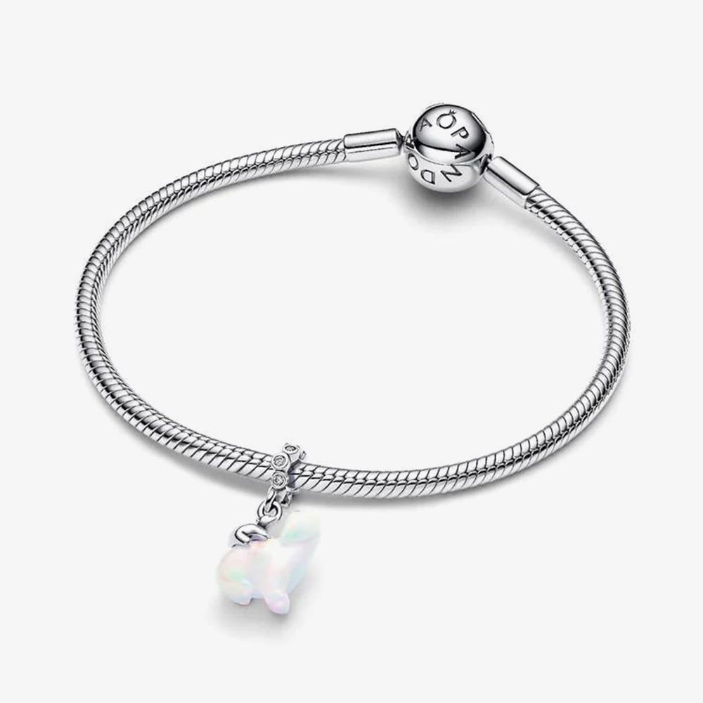 PANDORA 794243C01 Silver Polar Bear Mother & Cub Dangle Charm - thbaker ...