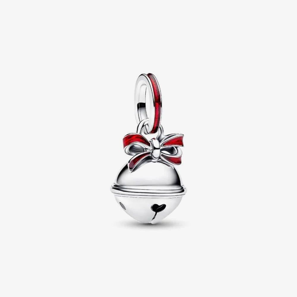 PANDORA 794246C01 Silver Holiday Bell Dangle Charm - thbaker.co.uk