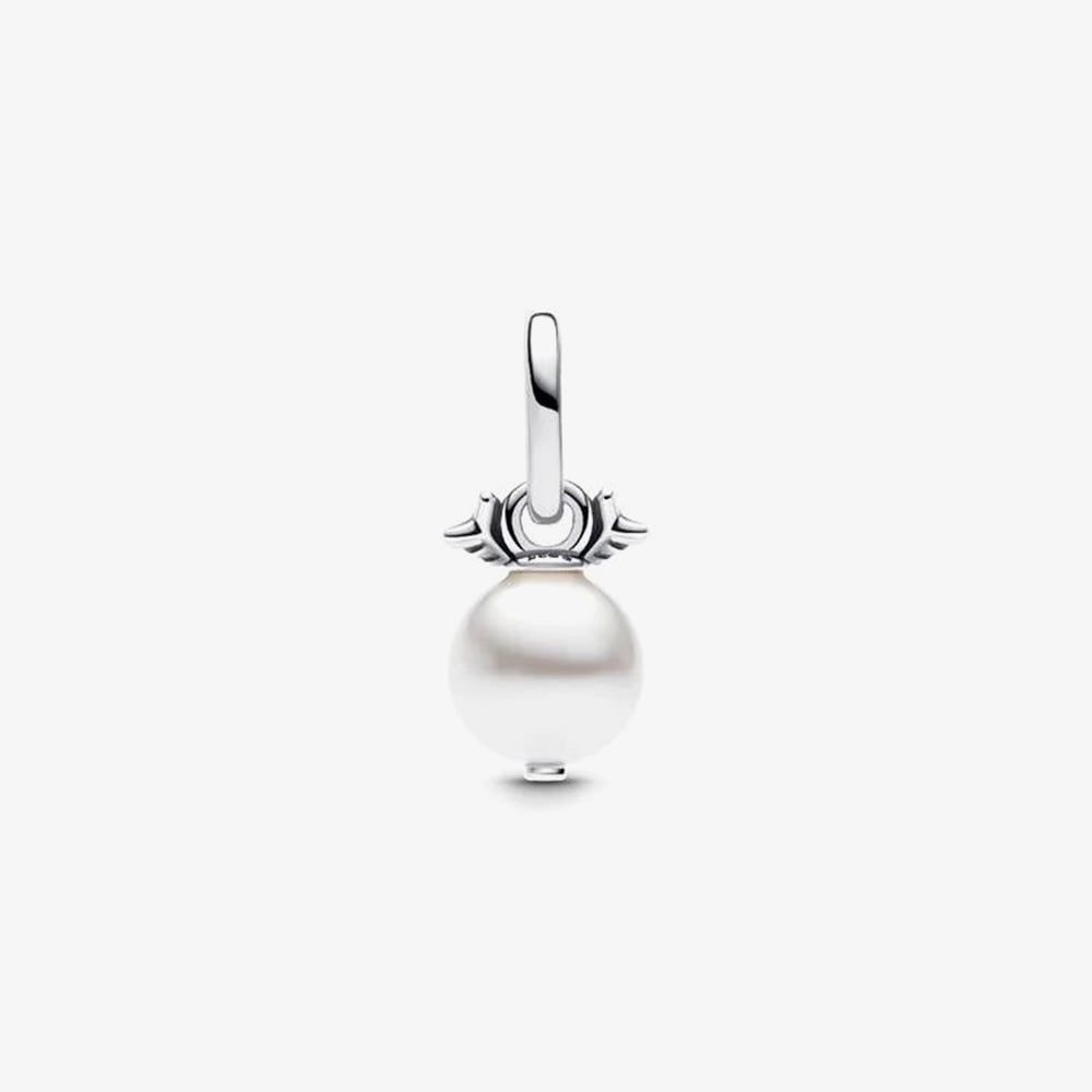 PANDORA 793687C01 Pearl & Arrows Mini Dangle Charm - thbaker.co.uk