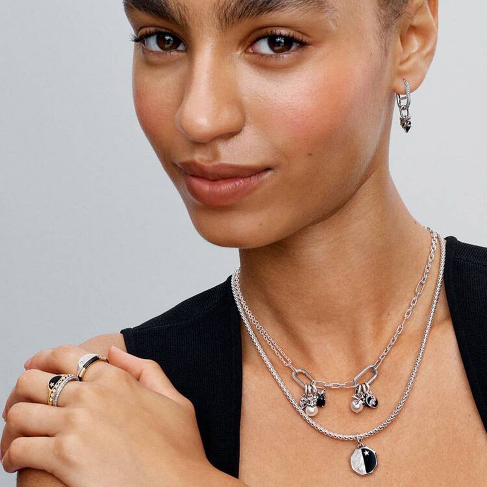 PANDORA 793687C01 Pearl & Arrows Mini Dangle Charm - thbaker.co.uk