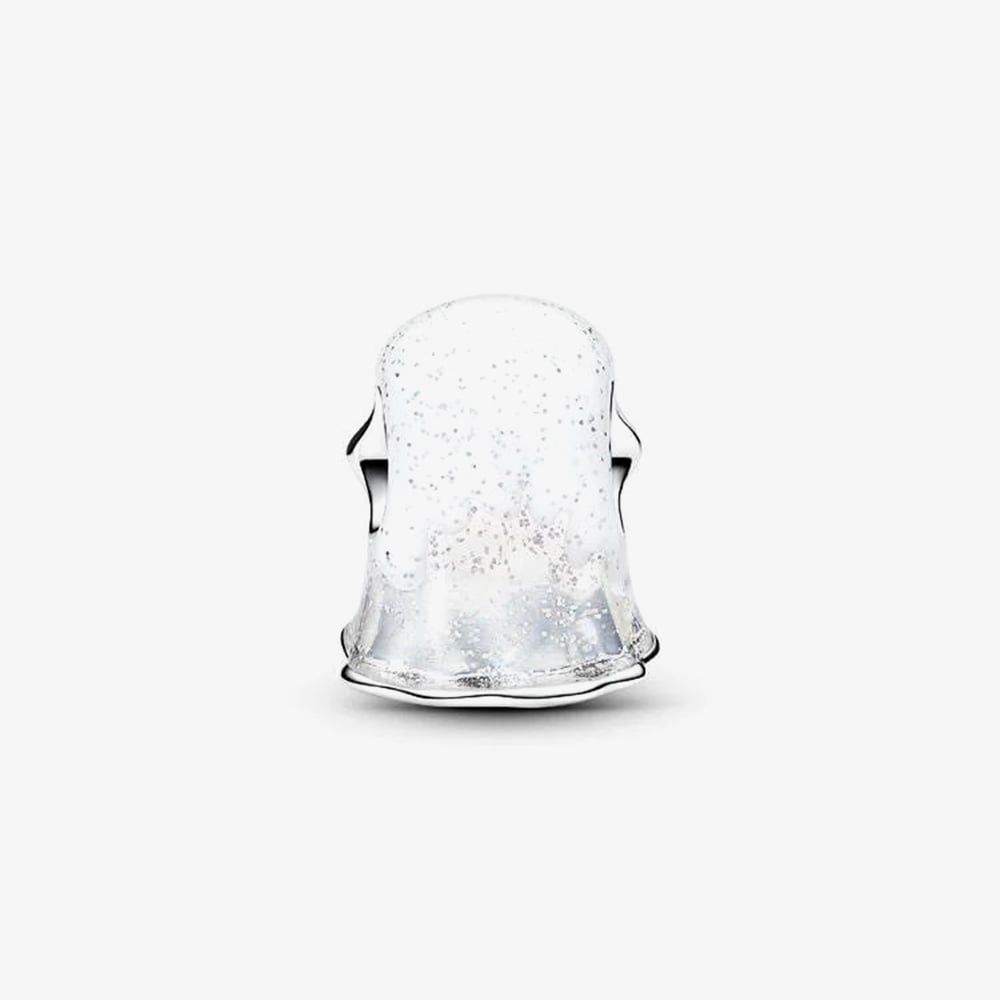 PANDORA 793404C01 Glow In The Dark Enamel Ghost Charm - thbaker.co.uk