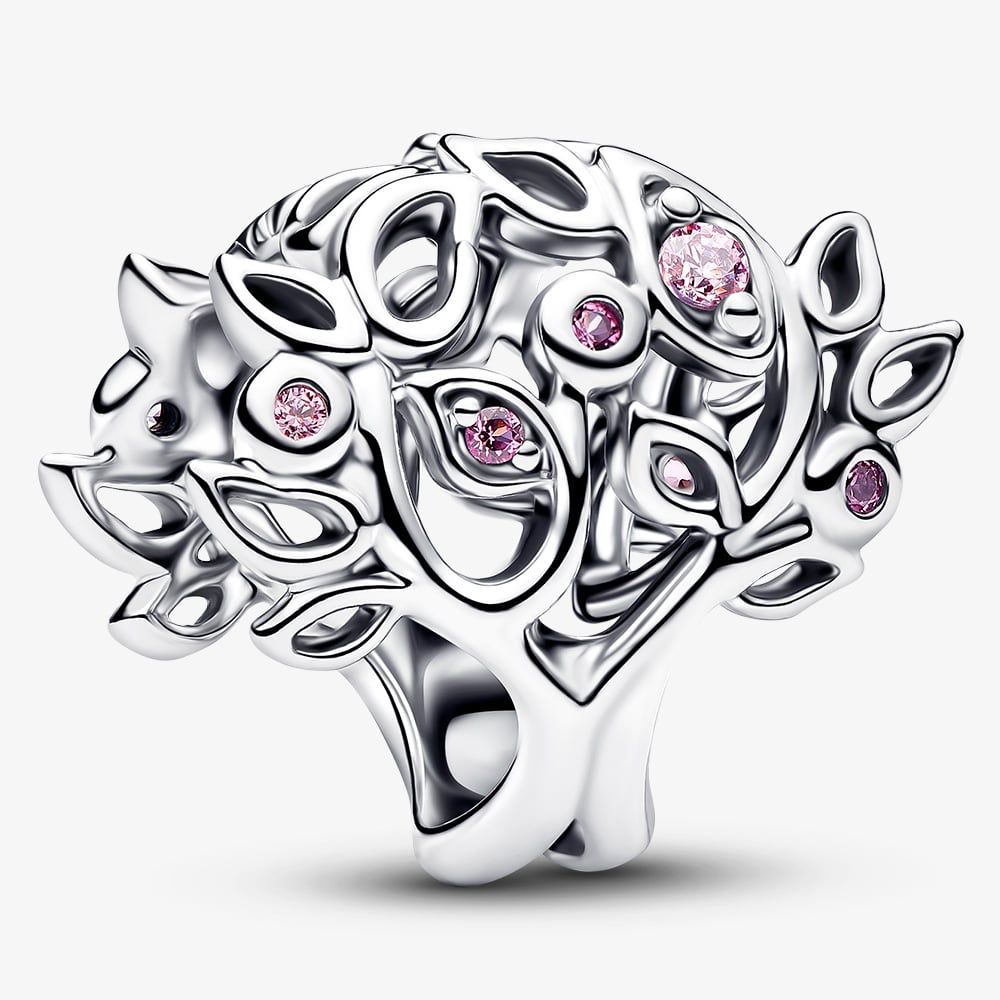 PANDORA 794486C01 Sterling Silver Family Tree Openwork Charm