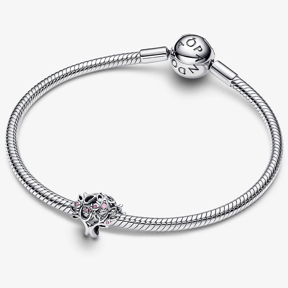 PANDORA 794486C01 Sterling Silver Family Tree Openwork Charm
