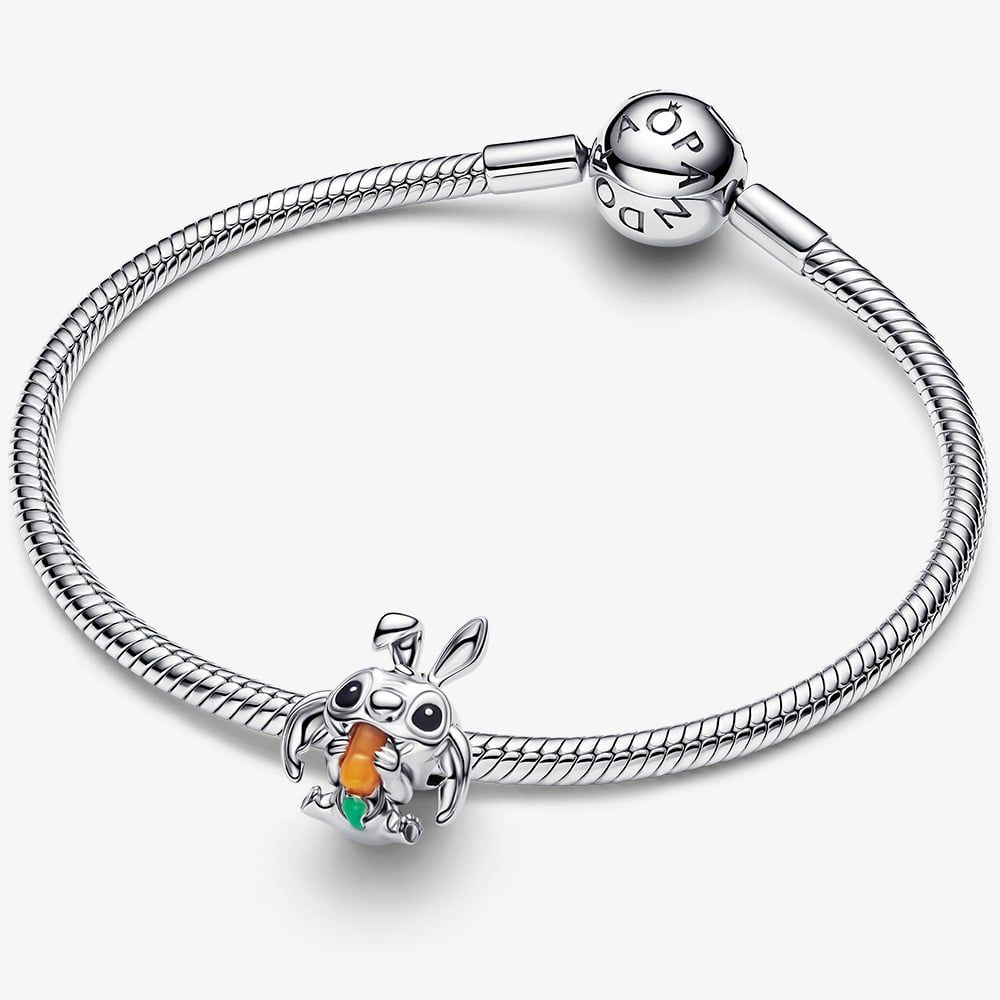 PANDORA 794498C01 Disney Stitch Easter Bunny Charm - thbaker.co.uk
