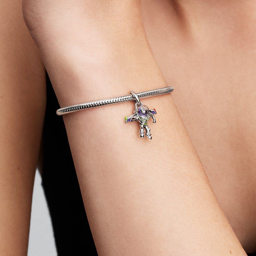 PANDORA 794604C01 Disney Pixar Buzz Lightyear Dangle Charm - thbaker.co.uk