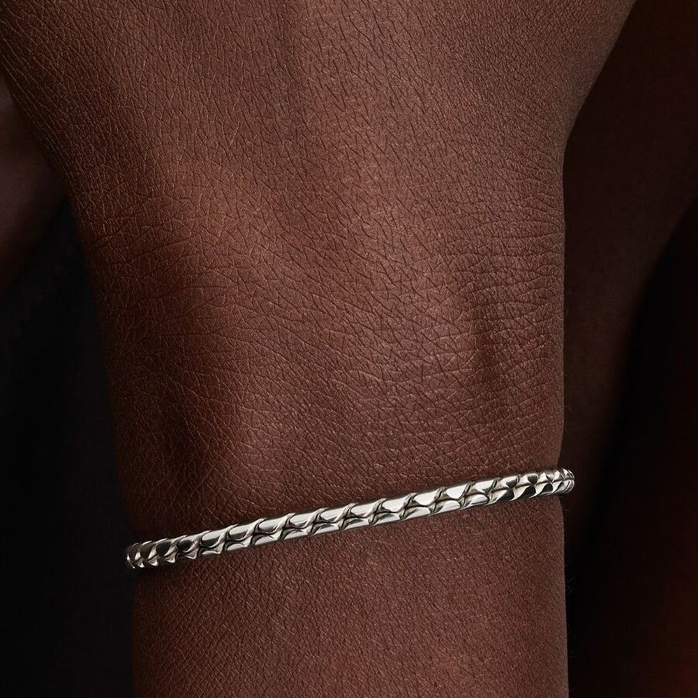 PANDORA 594028C00 Sterling Silver Round Clasp Wing Chain Bracelet ...