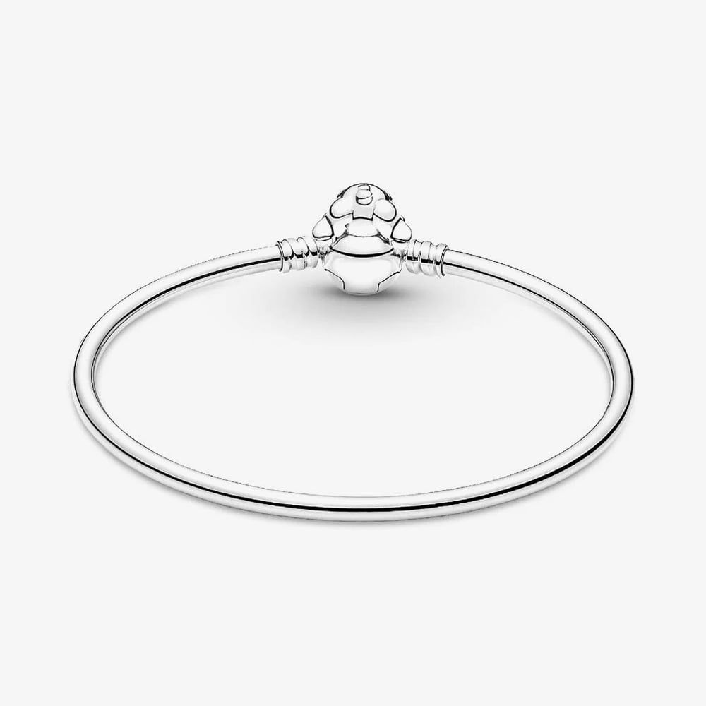 PANDORA 591683C01 Moments Disney Stitch Biting Clasp Bangle
