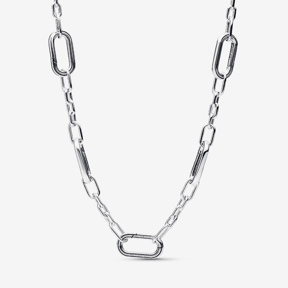 PANDORA 393861C00-45 Silver Five Links Chain Necklace - thbaker.co.uk