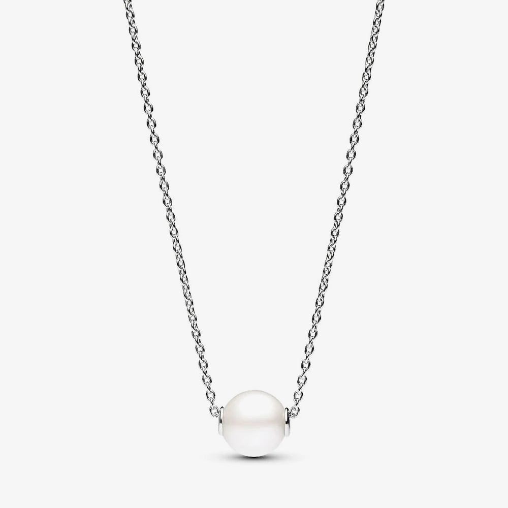 PANDORA 393167C01-45 Treated Freshwater Cultured Pearl Necklace ...