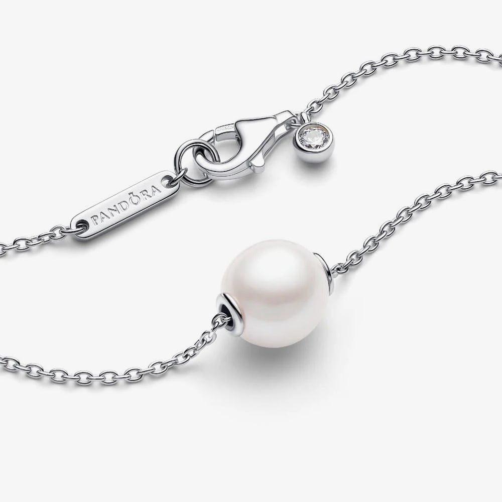 PANDORA 393167C01-45 Treated Freshwater Cultured Pearl Necklace ...