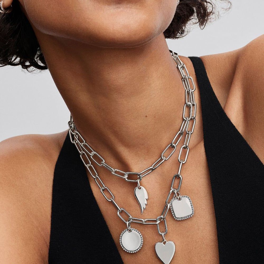 PANDORA 399590C00-45 ME Silver Link Chain Necklace - thbaker.co.uk