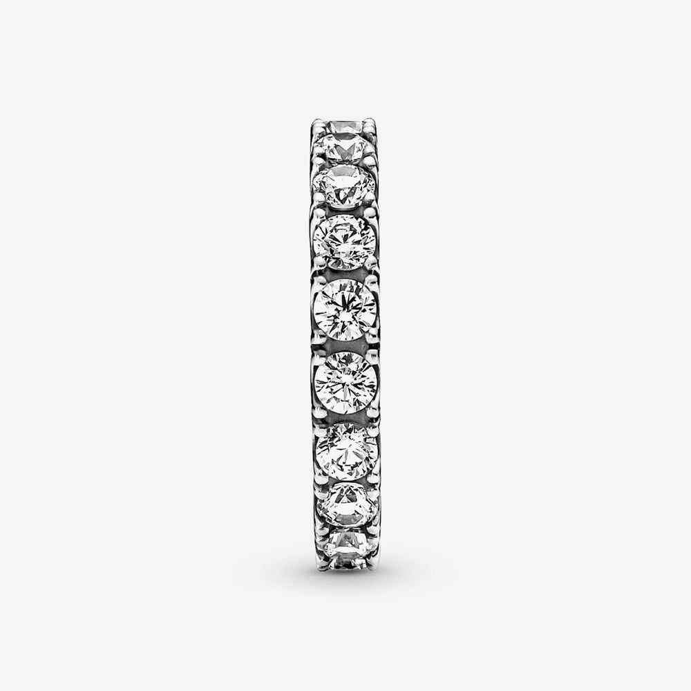 PANDORA 190050C01 Sterling Silver Sparkling Eternity Ring - thbaker.co.uk
