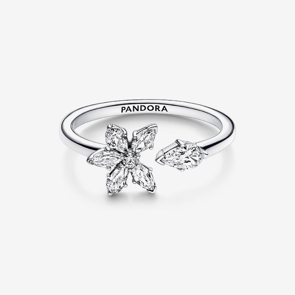 PANDORA 192611C01 Sterling Silver Herbarium Cluster Ring - thbaker.co.uk