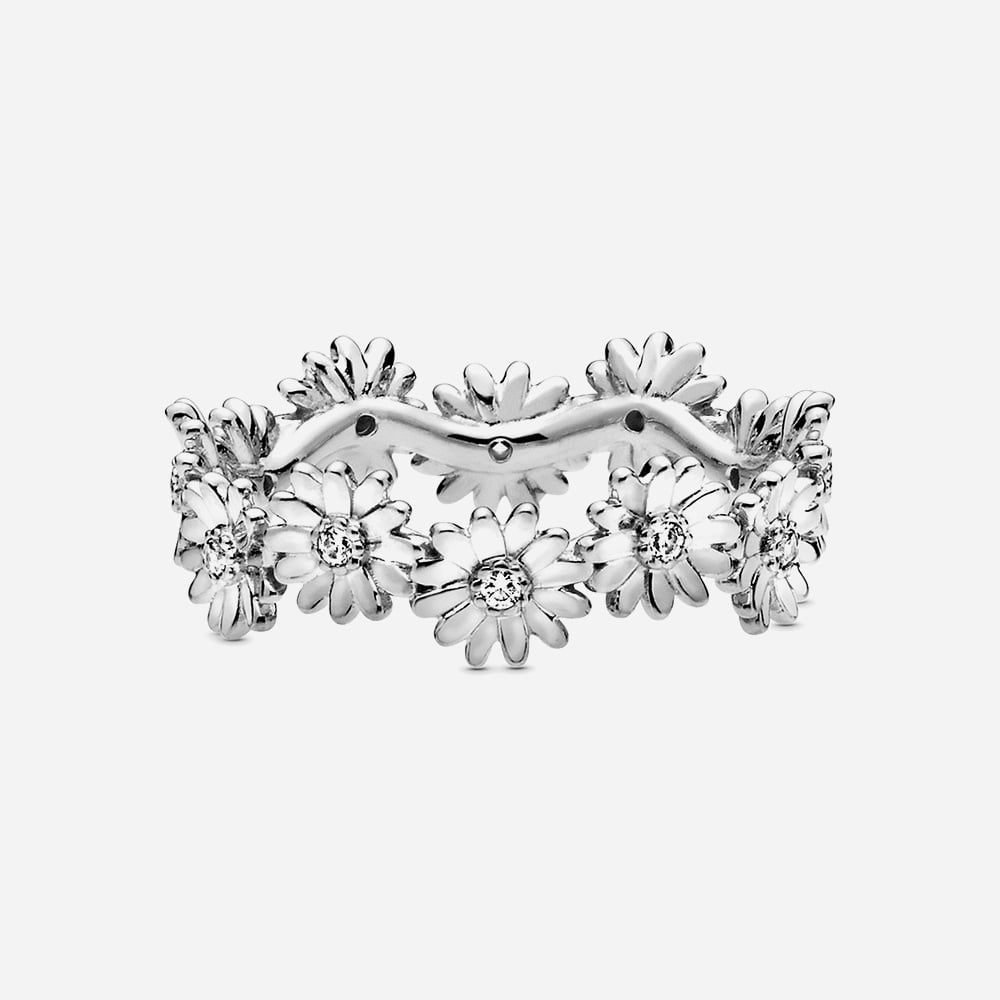 PANDORA 198799C01 Silver Sparkling Daisy Flower Ring - thbaker.co.uk