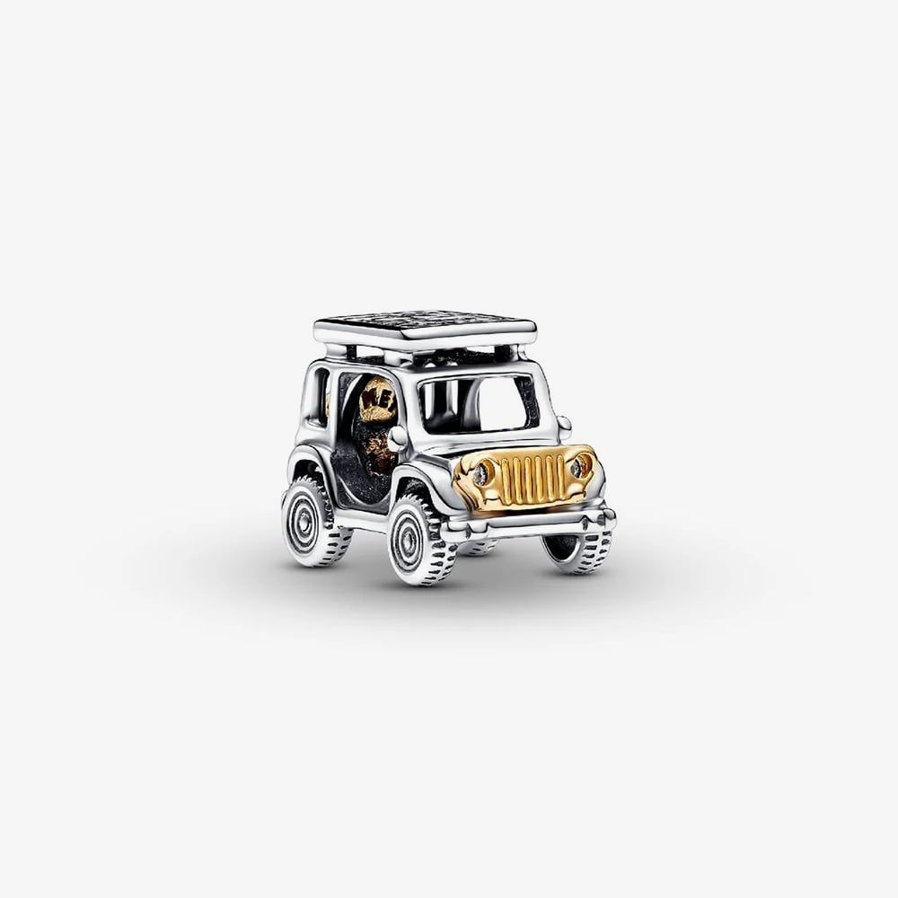 PANDORA 763330C01 Two Tone Adventure Car Charm - thbaker.co.uk