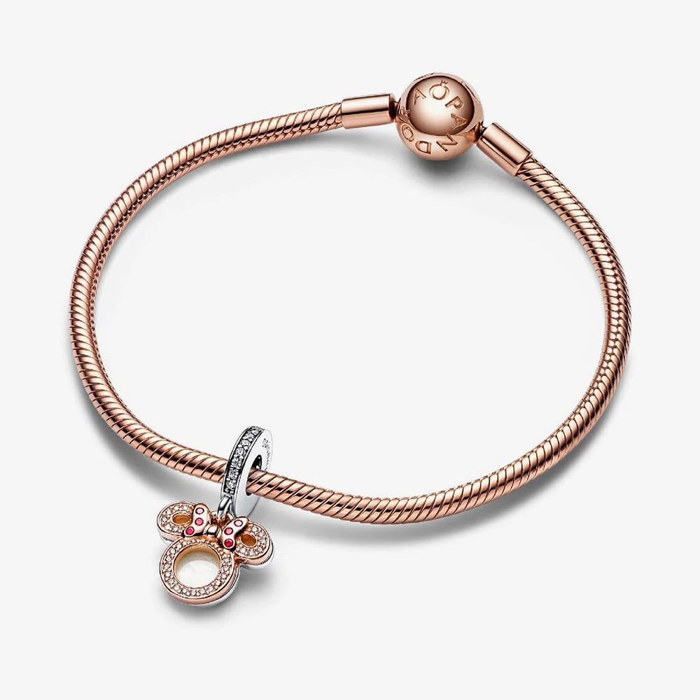 PANDORA 782615C01 Disney Minnie Mouse Mum Silhouette Charm - thbaker.co.uk